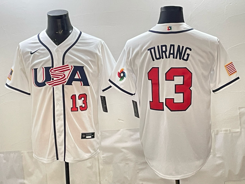 Men 2026 World cup white MLB Nike jersey 001015->->MLB Jersey